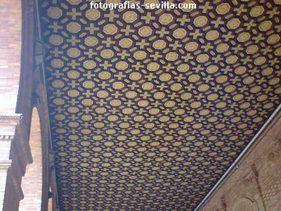 Plaza de España de Sevilla, techumbre Foto: Plaza de España